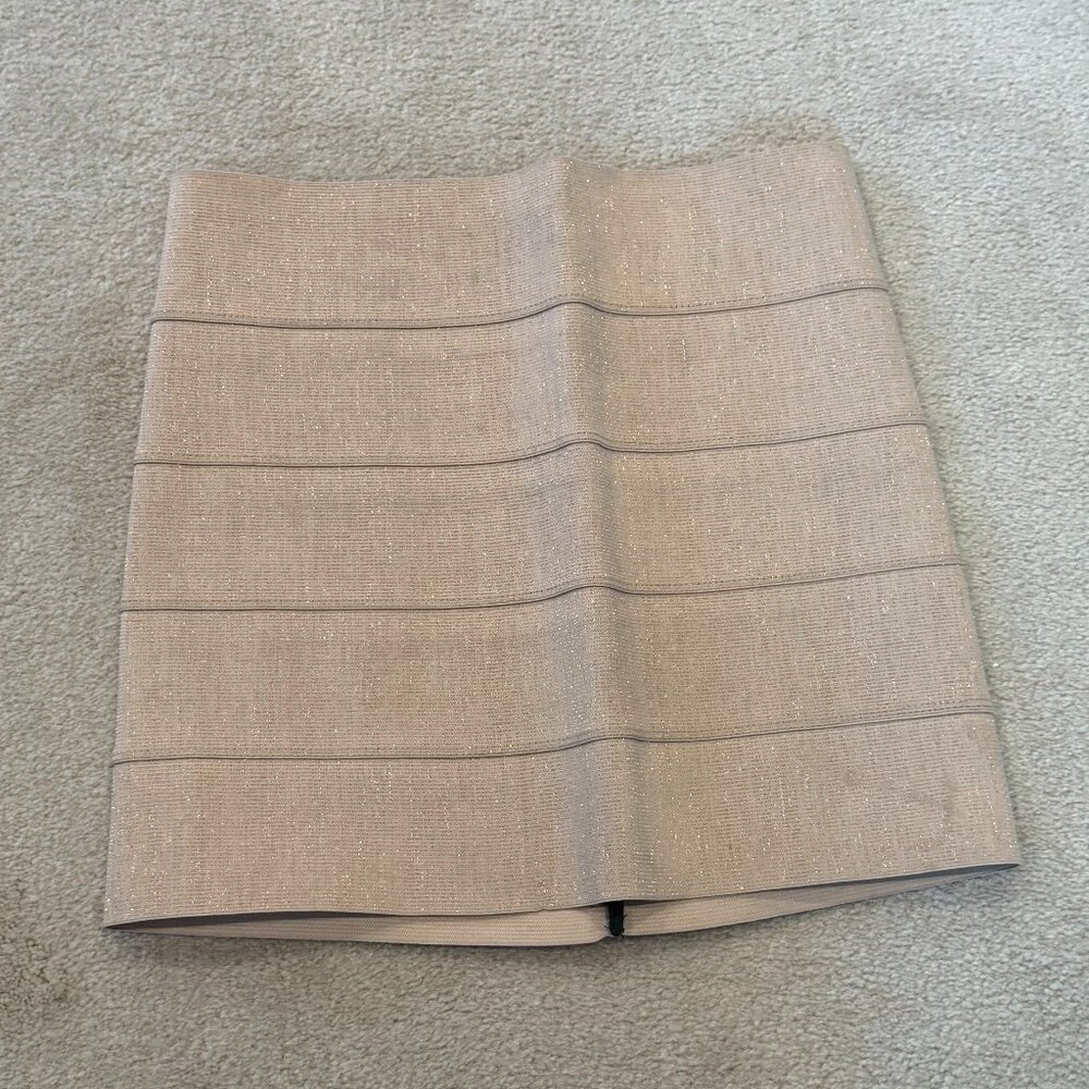 Gold Bandage Skirt